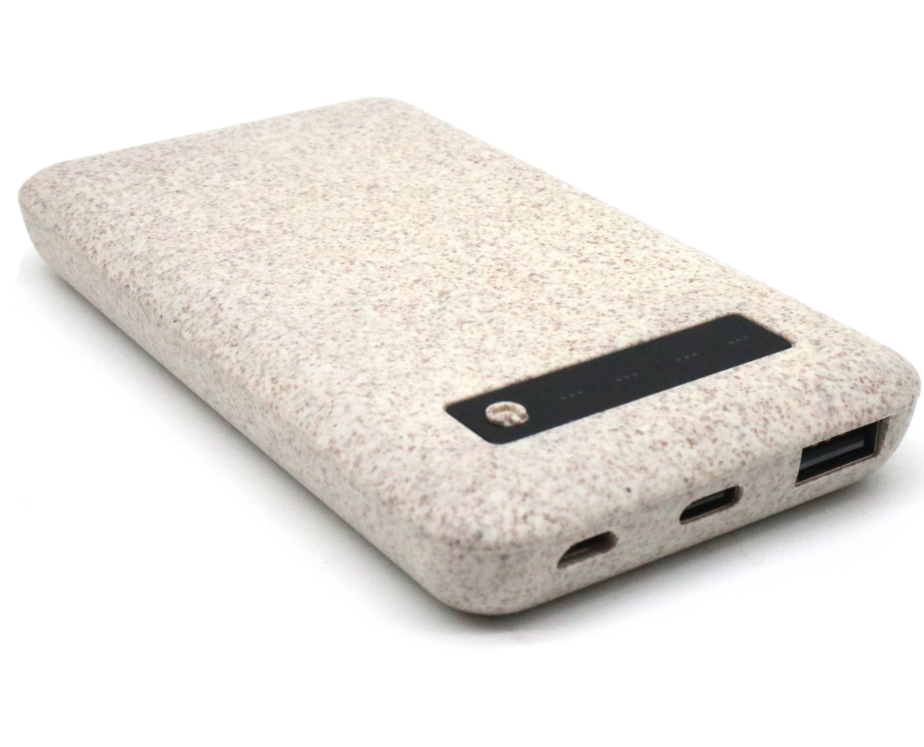 Новый тренд 2021, экологичный внешний аккумулятор 8000 мАч в виде пшеничной соломы, внешний аккумулятор, портативные внешние аккумуляторы