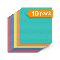 Eco-Friendly Dish Cloth Cellulose Sponge Cleaning Cloths for Kitchen Dish Rags Washing Cloth