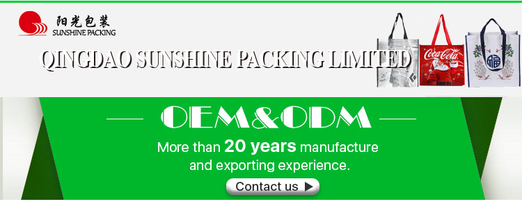 reusable shopping bag plastic pp woven bag