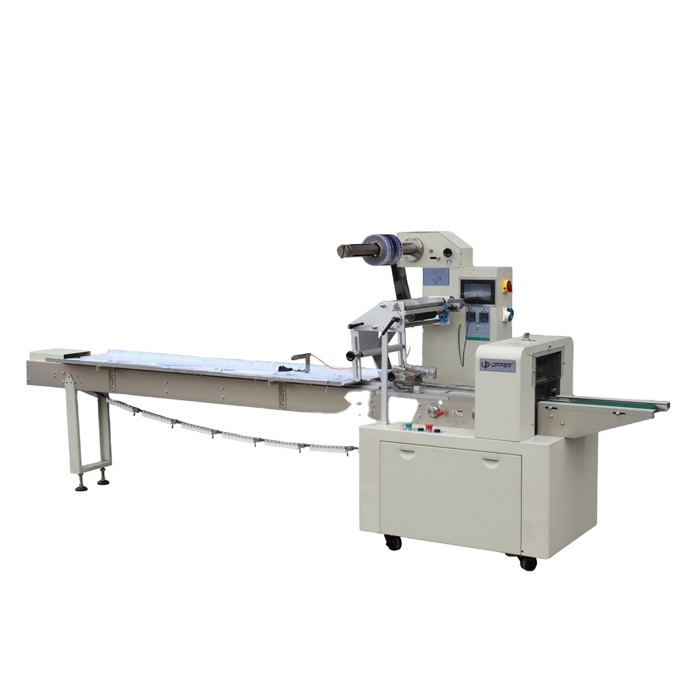 Горизонтальная упаковочная машина для выпечки хлеба, многофункциональная упаковочная машина для больших пакетов