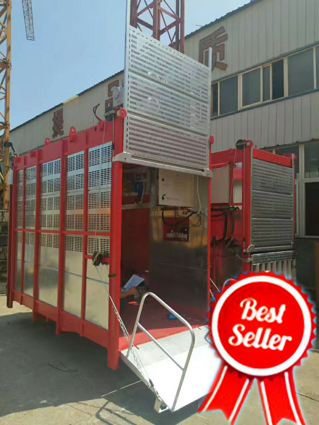 SC200 / 200 Double Cage Construction Hoist Building Elevator