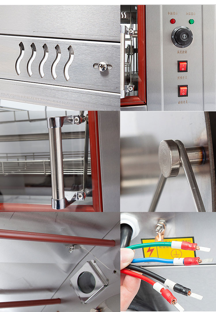 High Speed Kitchen Portable Mini Toaster Chicken Rotisserie Gas Oven