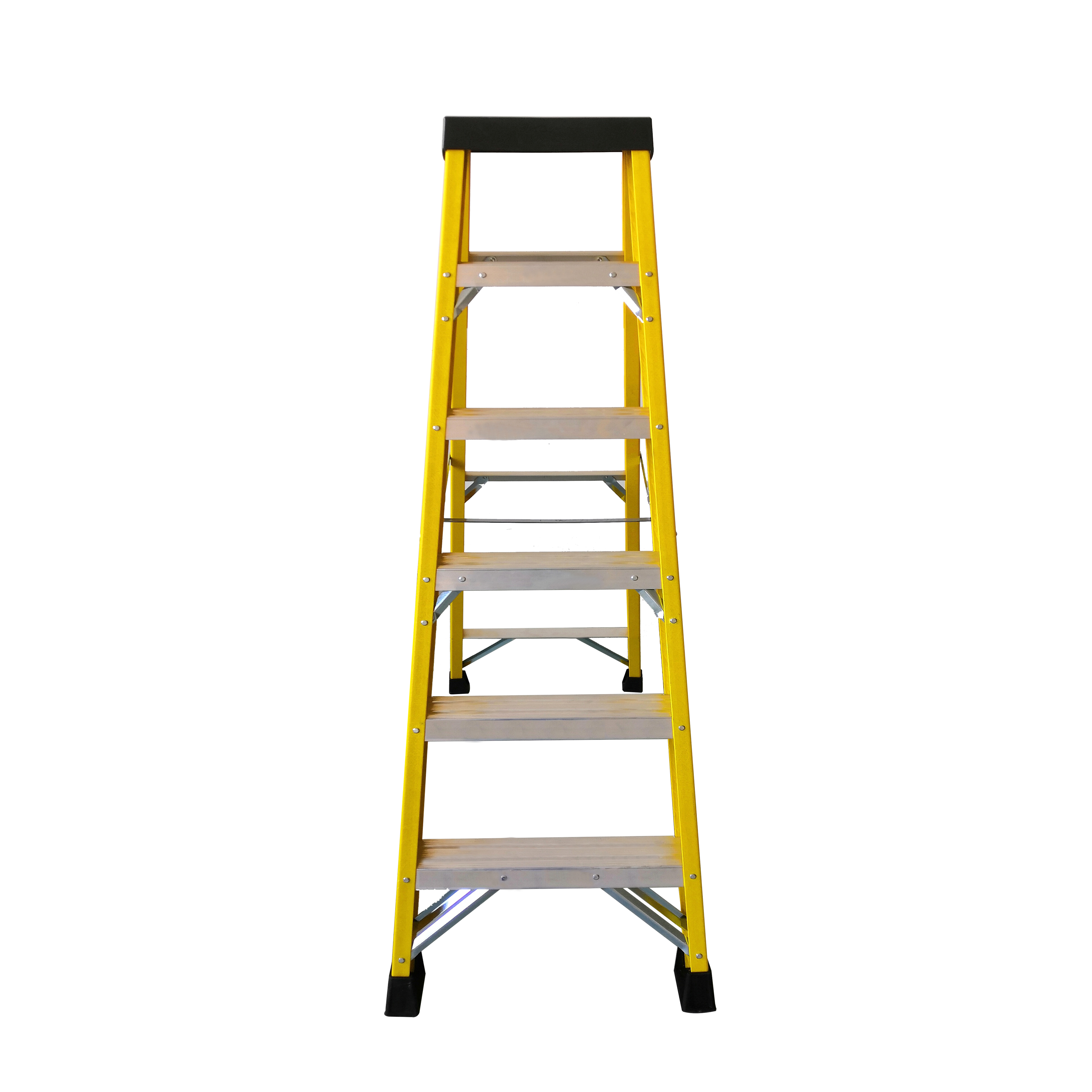 Frp Material Foldable Ladder Safety Step Fiberglass Single Side Leaning