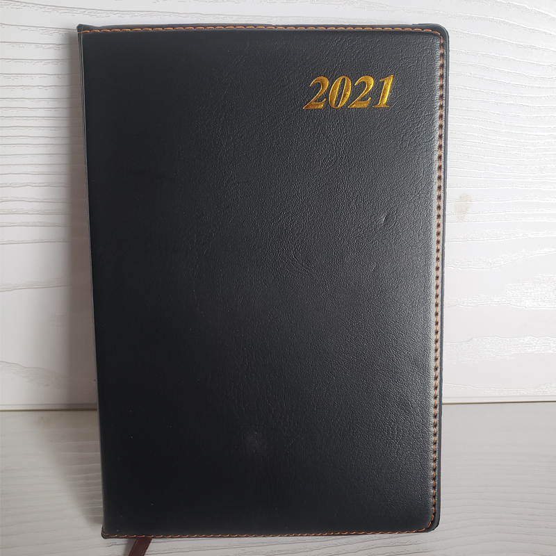 Блокнот-планировщик А5 на заказ, вкладыш из искусственной кожи, 2021 год, 365