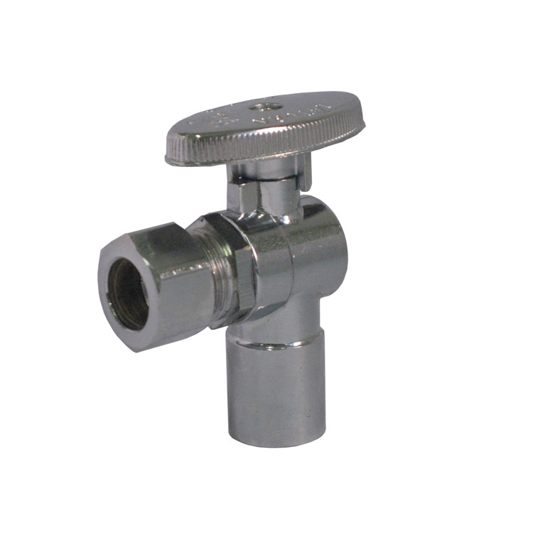 Good quality wear-resistant brass water-stop straight valves with zinc handle