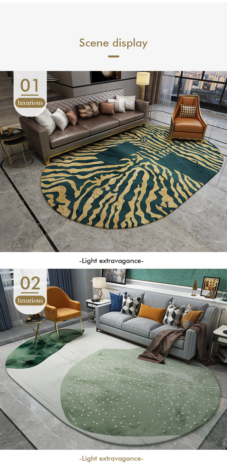 2020 High Quality Bedside Oval Carpet Blanket Living Room Rugs Plastic Bag Plant Rectangle European Nonwoven Mallas 100 Piece