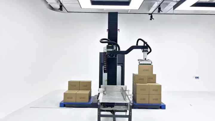 Automatic Robotic Palletizer for 70kg Payload Cartons Efficient Pallet ...