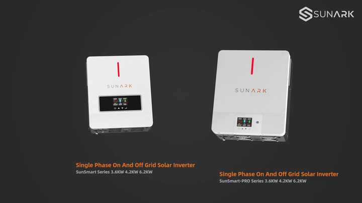 Sunark Solar Off Grid Inverter 2000VA 3000VA 5000VA 6000VA Single Phase ...