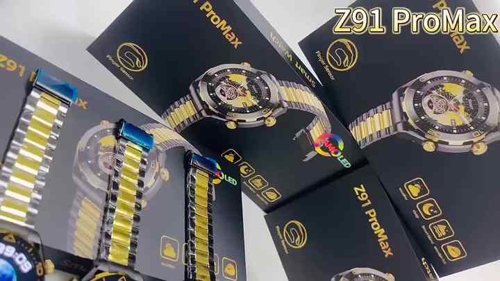 Z91 Pro Max Smartwatch - Luxury Reloj with BT Touchscreen