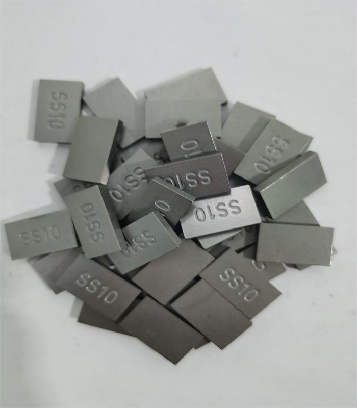 K20 Tungsten Carbide Brazed Tips SS10 For Cutting Stone