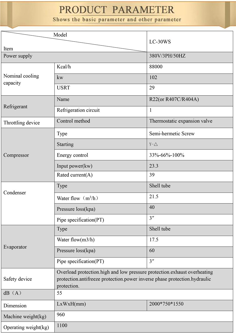 5HP mold cooling air cooled water chiller for sale