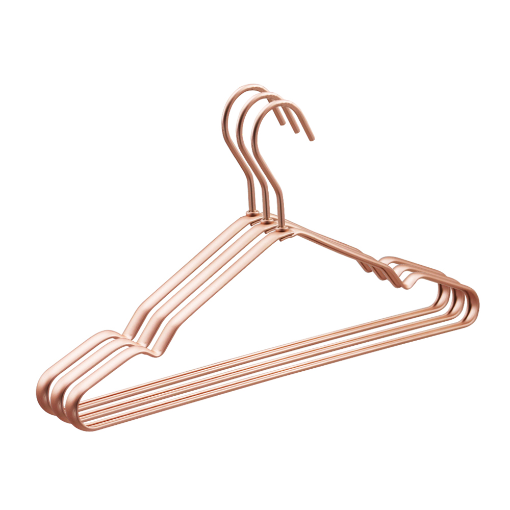 高品质家用弯曲不锈钢丝防风干布衣架,带六个夹子用于袜子 - buy