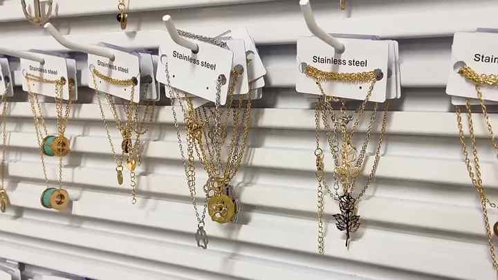 Wholesale Luxury Double Layers 18k Gold Plated Ball Pendant