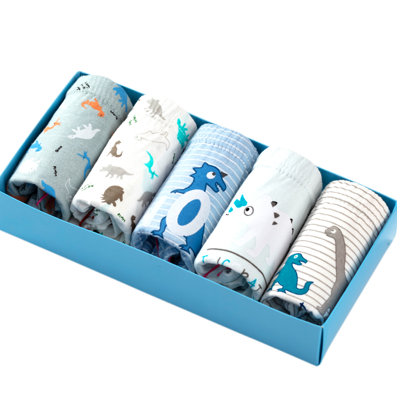 Лидер продаж, новое дизайнерское детское нижнее белье в Корейском стиле хлопковое нижнее белье с рисунком треугольников для мальчиков, От 1 до 14 лет, оптовая продажа