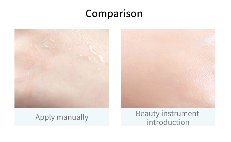 RTS Facial Clean Product EMS Galvanic Machine Red Blue LED Hot Cold Skin Tightening Device Face Lifting Massager