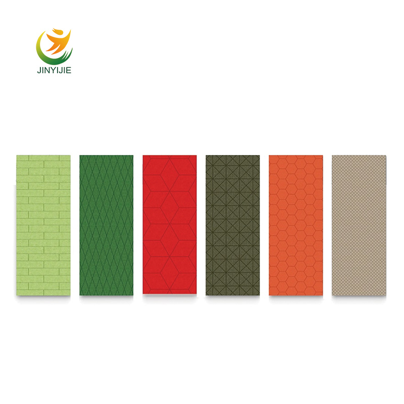 Pet panel 25mm poliester acstic panel polyester acoustic fiber t acoustic panel felt acoustic sound board fiber acoustic pane