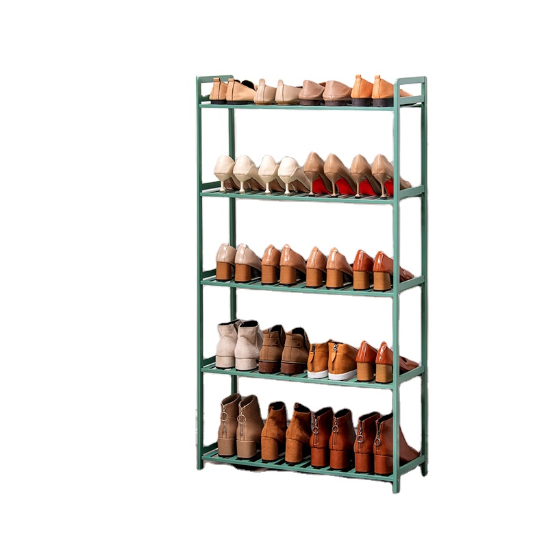 Modern Shoe Rack Online with Handles For Shoes Organized Entryway Bamboo 6 Tiers Shoe Racks for Store
