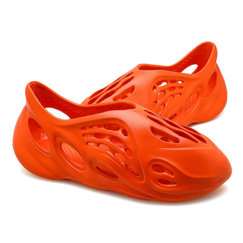 Кроксы yezzy, Кроксы, летняя стильная плоская резиновая дышащая водонепроницаемая легкая пляжная обувь, сандалии, Тапочки