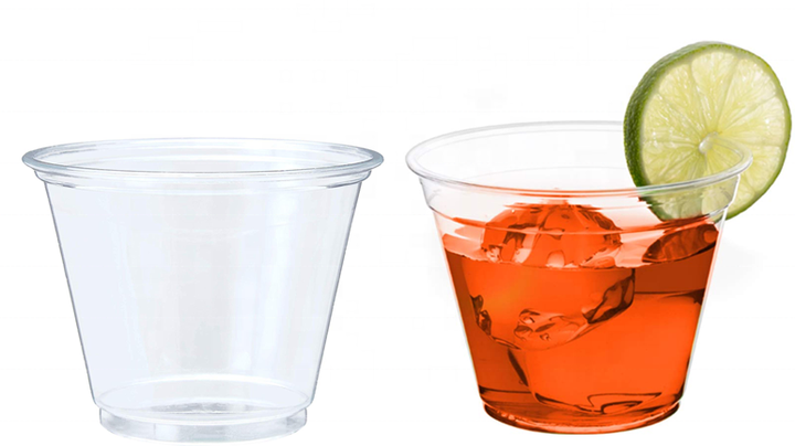 16 oz clear plastic disposable cups LED Disposable Party Cups 16 oz (24 PACK)