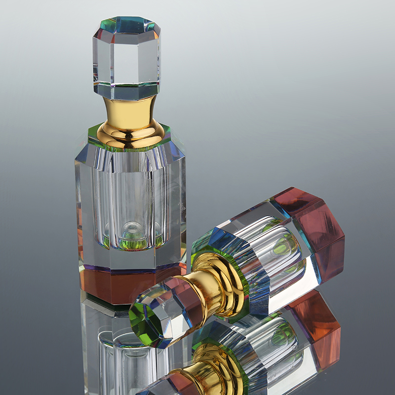 CJ-новая горячая распродажа духов 6 мл круглая многоразовая пустая стеклянная бутылка для духов для продажи