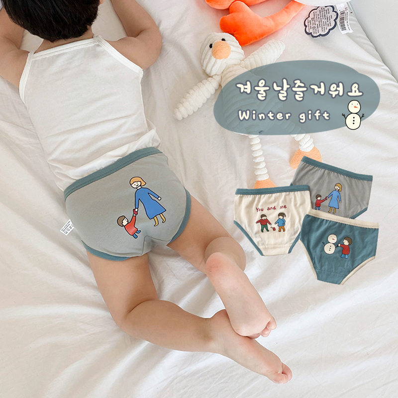 Миа 3 шт./пакет в виде милого мальчика синие трусы с изображением персонажей 100% хлопковые брюки для мальчиков с рисунком в виде маленькой милой брючки для малышей; Нижнее белье; Трусики