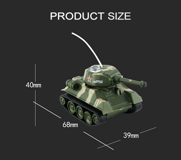 【新品未開封】MINI PANZER TANK 赤外線バトル機能付き　グリーン Remoteラジオコントロールバトルタンクミニプラスチック赤外線
