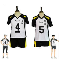 Anime Haikyuu Akaashi Keiji Bokuto Koutarou Fukurodani Academia Jersey Time de Vôlei Vôlei Uniforme Halloween Party Cosplay