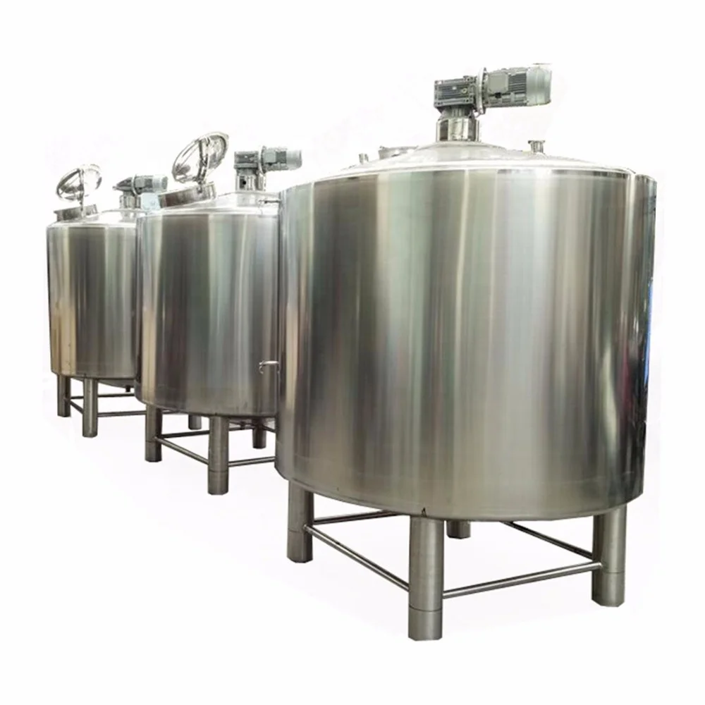 Бак для хранения из нержавеющей стали Электрический смешивающий бак с мешалкой