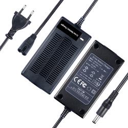 battery charger 36v 48v DC plug 100v-240v ebike chargers li-ion  waterbottle battery charger AU UK US EU for electric bicycle