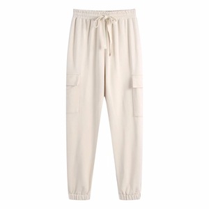 drawstring cargo joggers