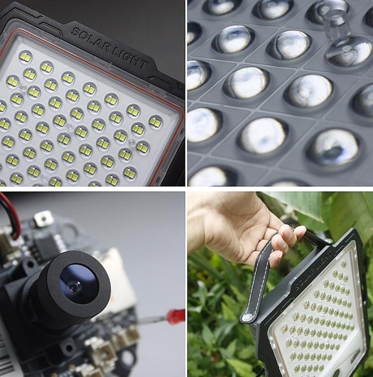 IP67 outdoor solar powered CCTV Camera 100w 200w 300w 400w 600w solar flood light camera