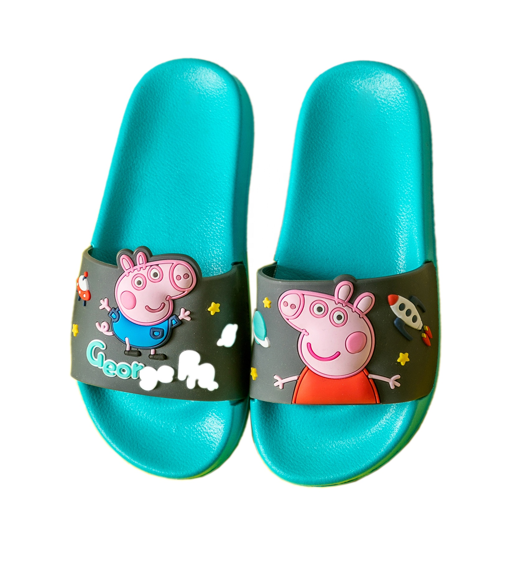 Детская домашняя нескользящая обувь для девочек и мальчиков; Летние пляжные тапочки для малышей; Домашние Тапочки для ванной; Детская обувь из ПВХ