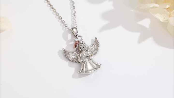 Merryshine 925 Sterling Silver Love Faith Hope Angel Jewelry 