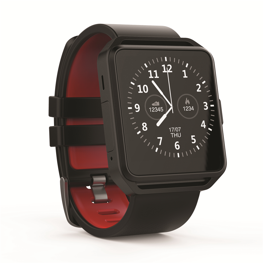 supersonic bluetooth smart watch black