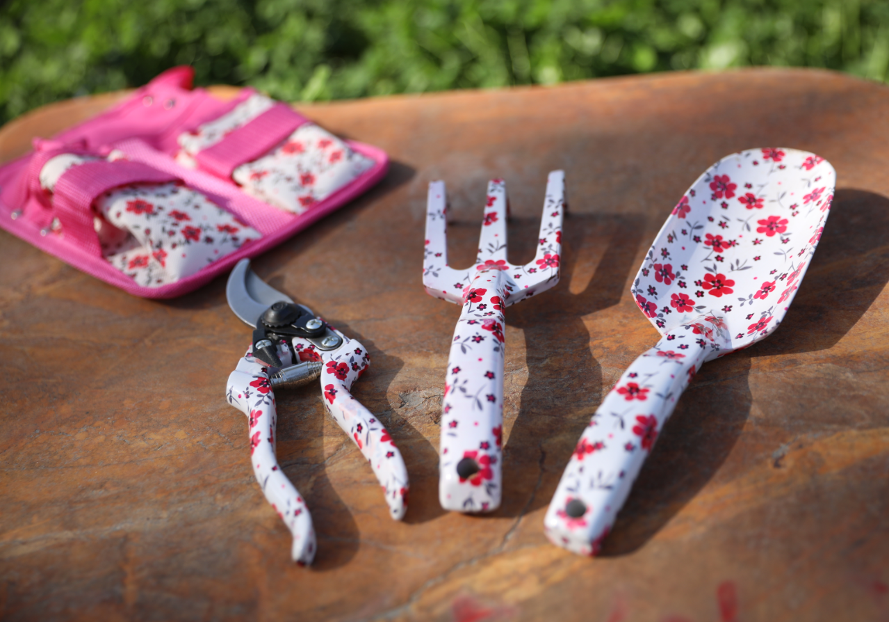 Versatility Mini Hand Heavy Duty Floral Garden Tools Set Stainless Steel