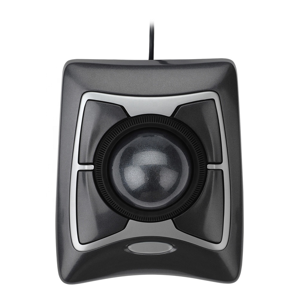 Оптовая Продажа Черный Пользовательский логотип печать компьютерная Ambidextrous дизайн трекбол мышь с эргономичным дизайном