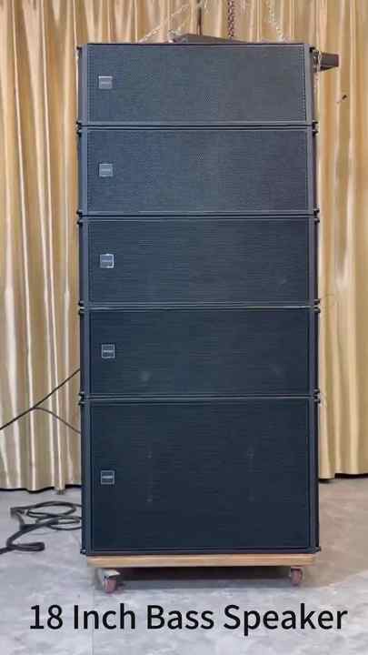 Dual 18 Inch Bass Speakers - Powerful 1200W-7800W Output
