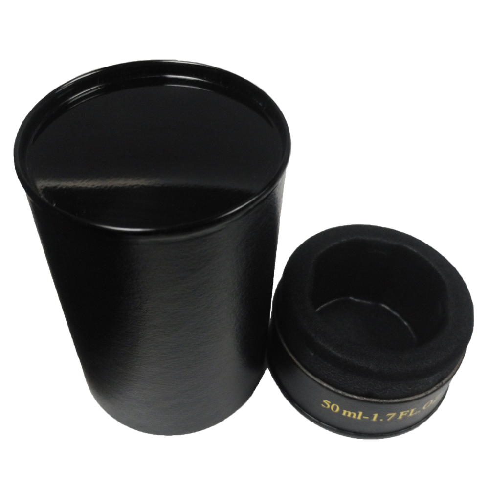 eco cosmetic box 50ml cylinder packaging for perfume