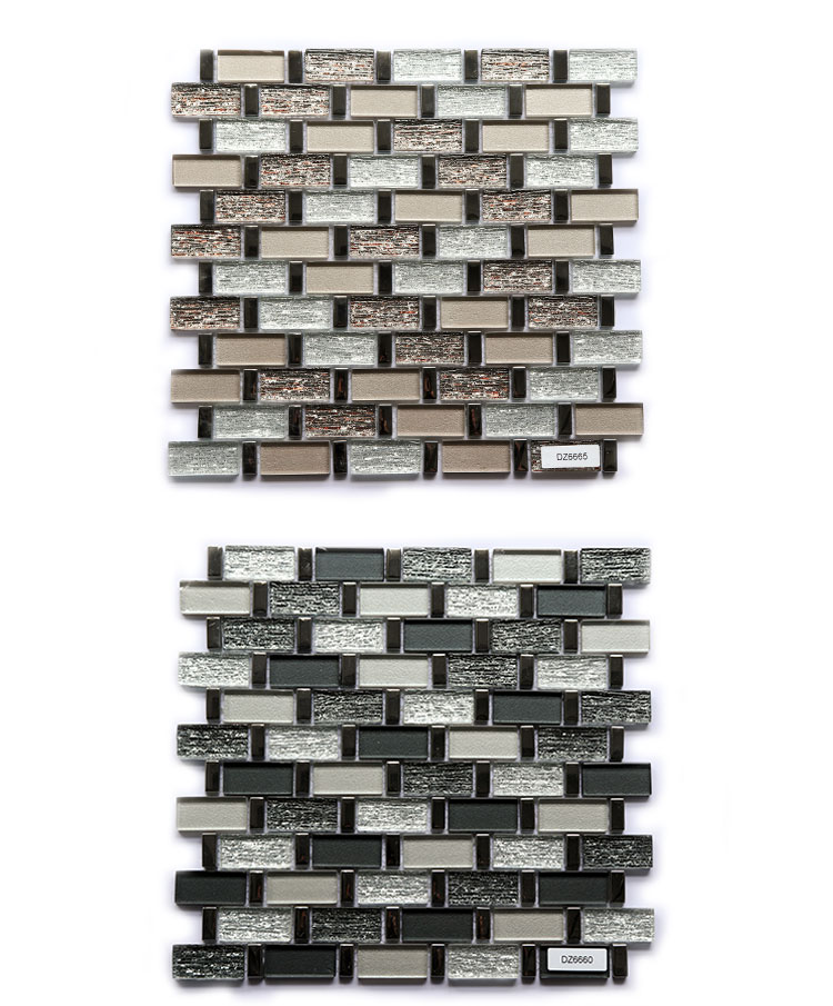 Bar shop background decor glass mosaic wall tile 30*30cm
