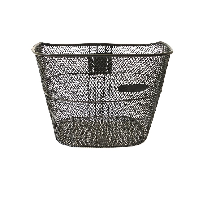 white bicycle basket