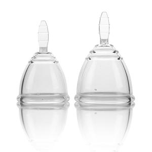100% platinum female period sanitary hygiene reusable lady medical grade transparent liquid silicone menstrual cup