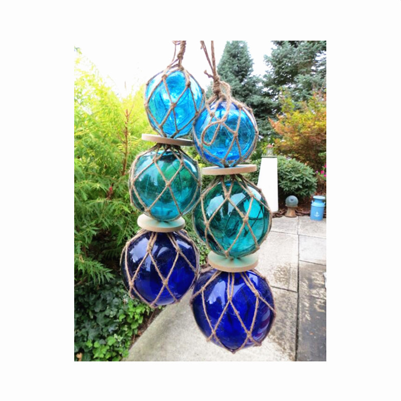 Цветной пластиковый ПВХ подвесной шар/стеклянный шар с сеткой оптом