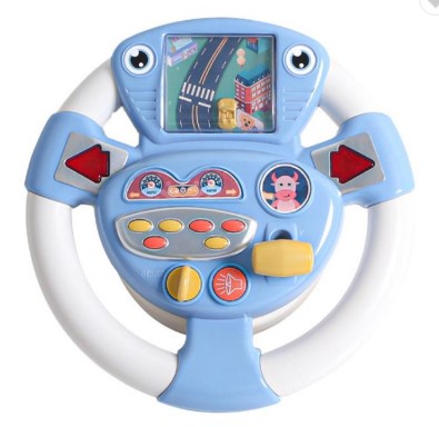 Детская интересная образовательная модель автомобиля, совместный пилот, рулевое колесо, игрушка для автомобиля