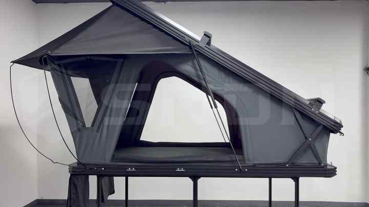 X Hinge Rooftop Tent Hard Shell Aluminum Double Layer Waterproof Four ...