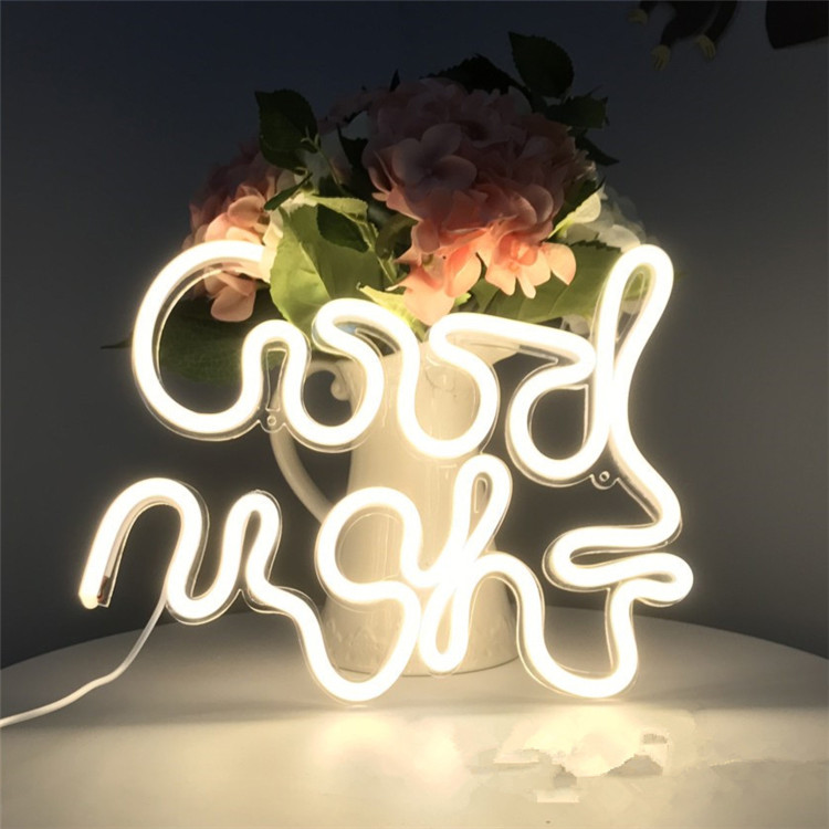 Personalizado acrílico levou sinal da luz de néon 3d letras led neon sign