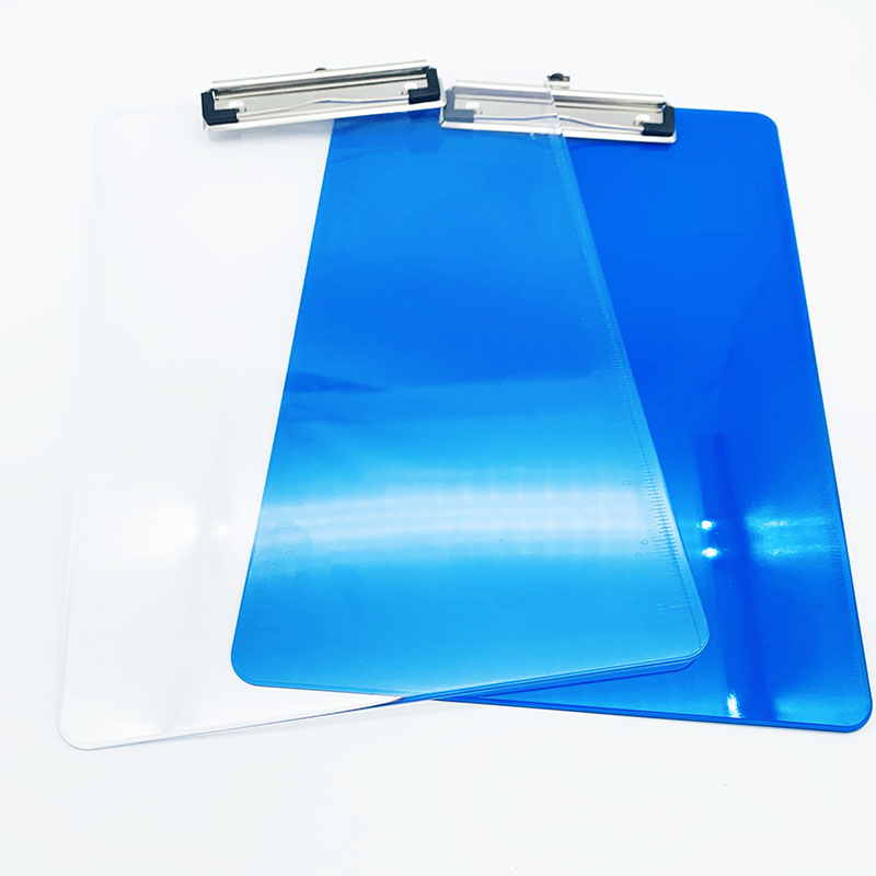 Оптовая продажа, печать на заказ, пластиковая цветная прозрачная Низкопрофильная Клипса-клипса формата A4