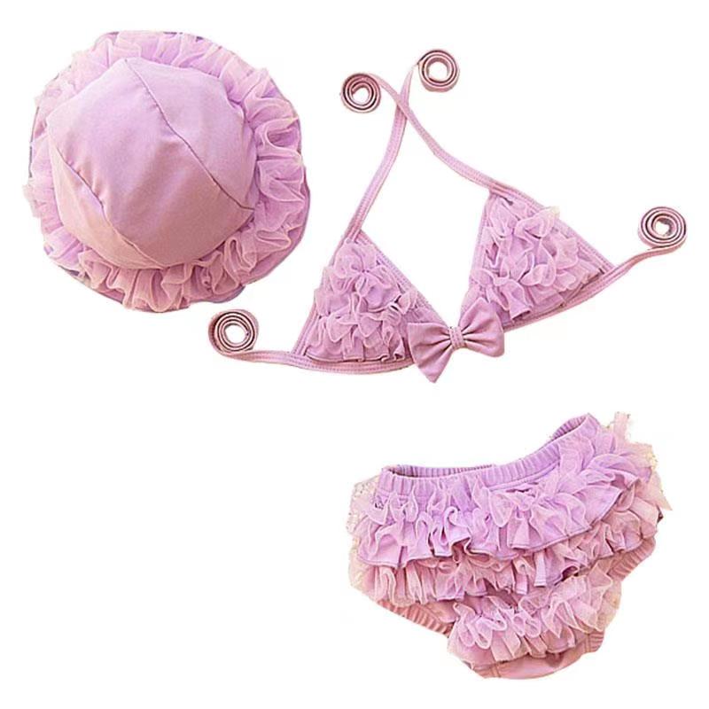 2021 детская одежда, высококачественный купальник, Модный Купальник для маленьких девочек из 2 предметов