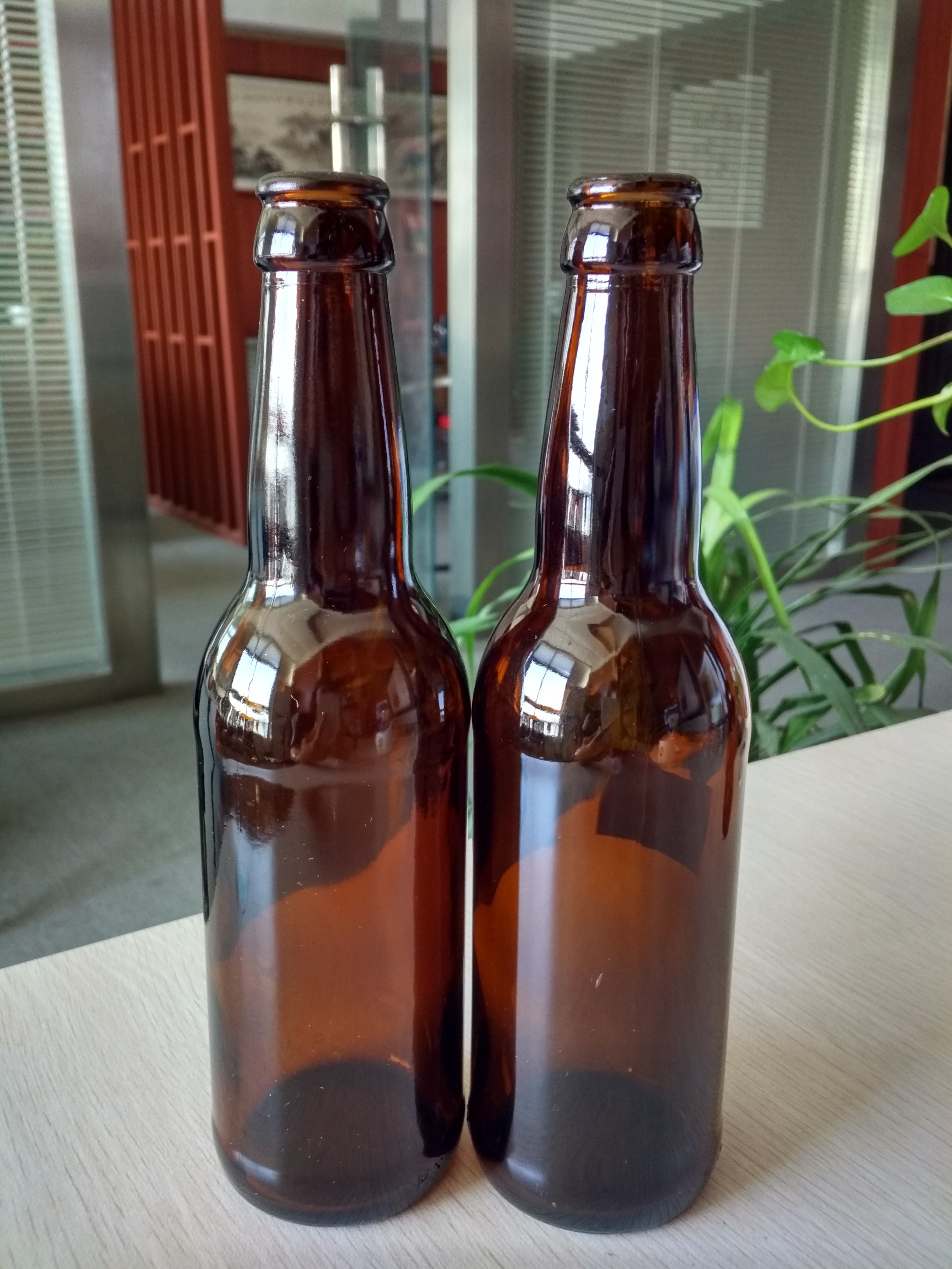 330毫升琥珀色玻璃啤酒瓶空瓶 - buy empty beer bottles,330ml beer