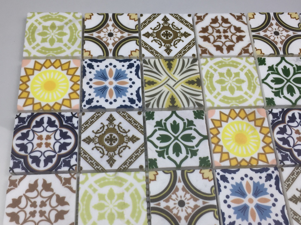 Marble Mosaics Stone Mosaic Inkjet Printing Glass Stone Mosaic