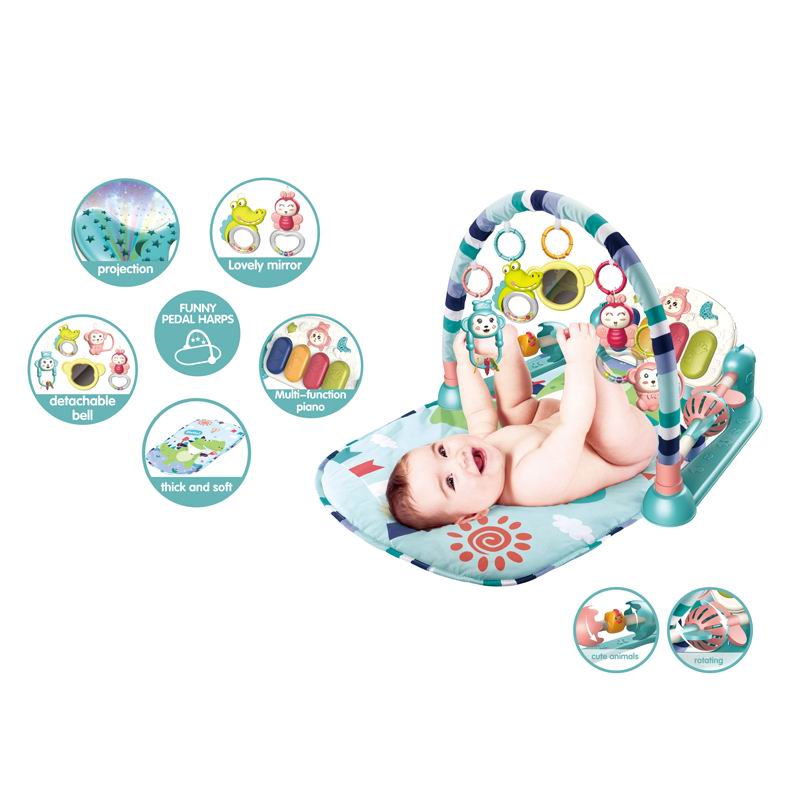 648A-62 многофункциональное детское музыкальное пианино, игровое пианино, коврик, подставка для фитнеса, игрушка для детей